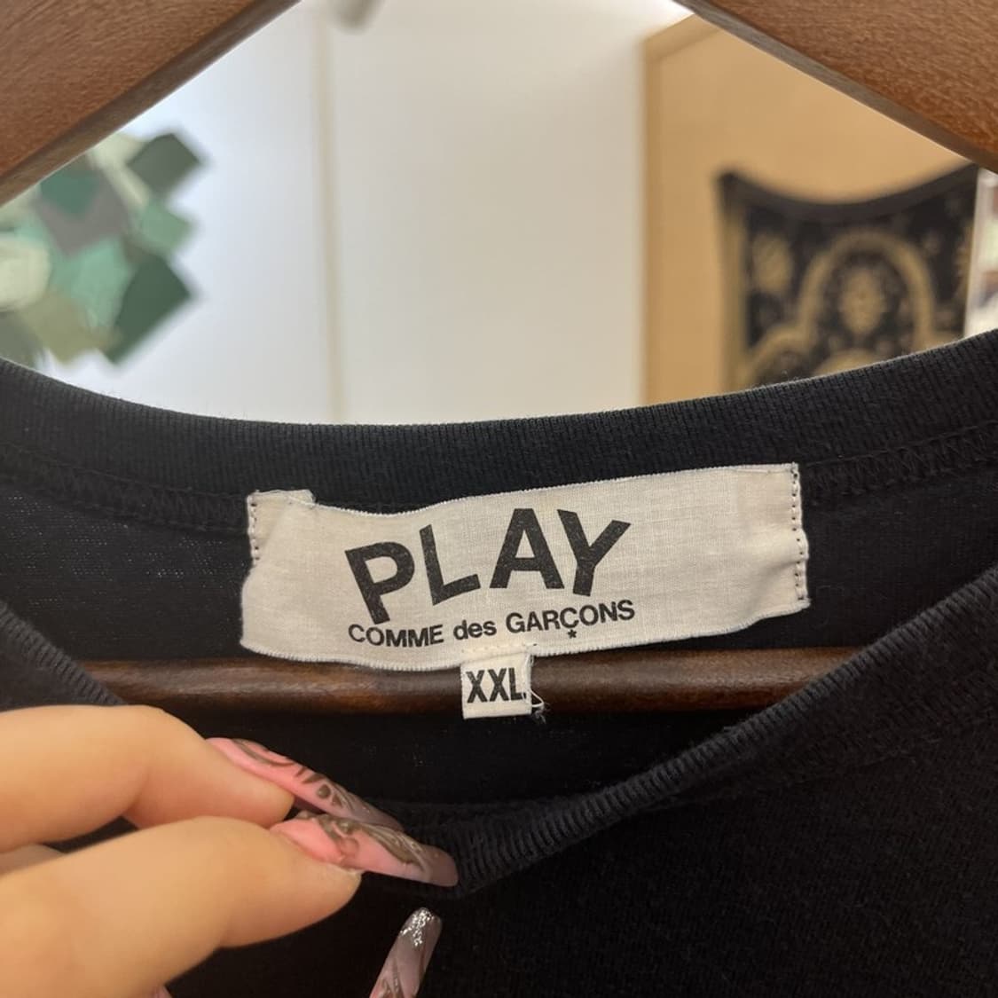 꼼데가르송 빈티지 플레이 하트와펜 긴팔티 XXL C11854 상품이미지5