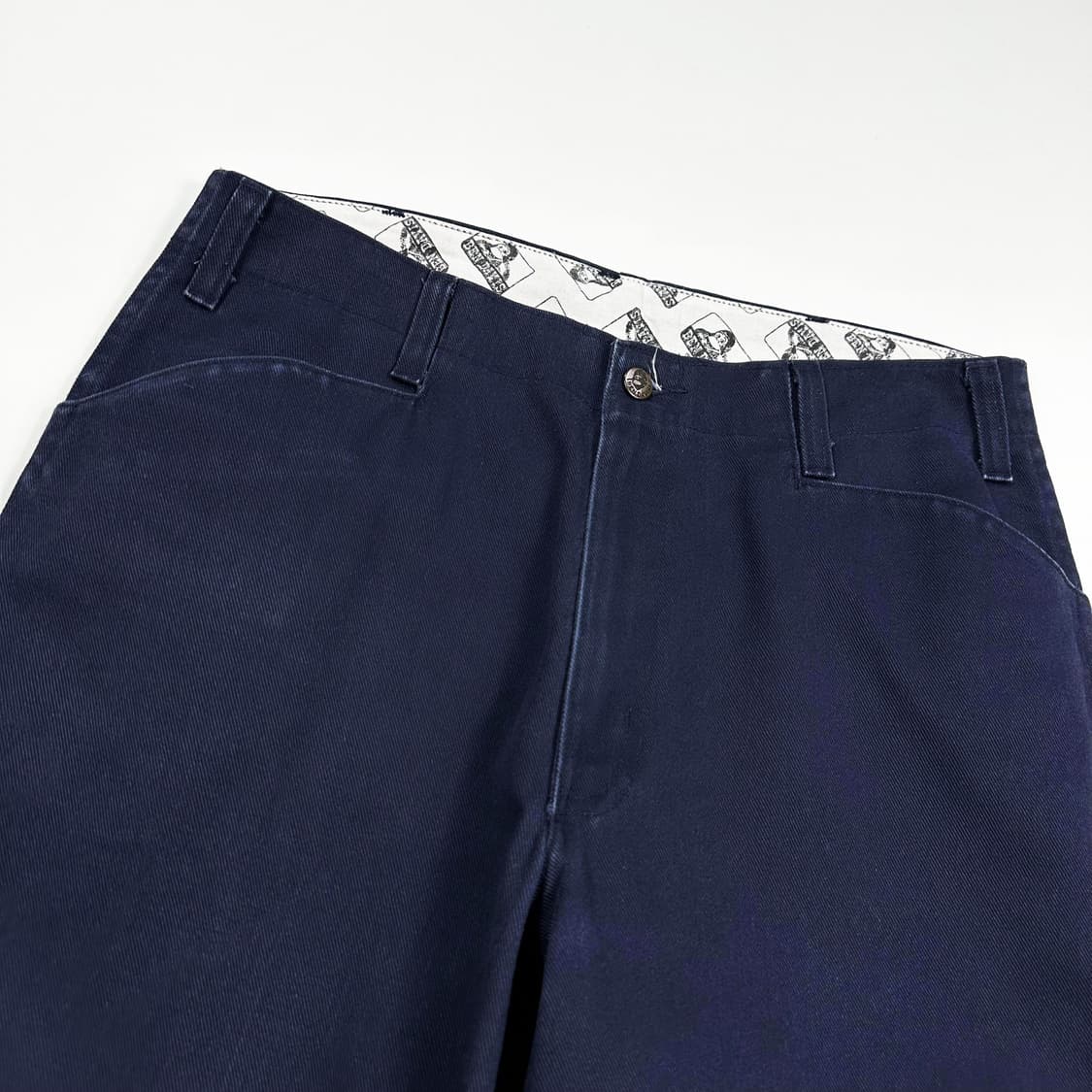 벤데이비스 스트릿 네이비 와이드 워크팬츠 (34인치) 상품이미지4