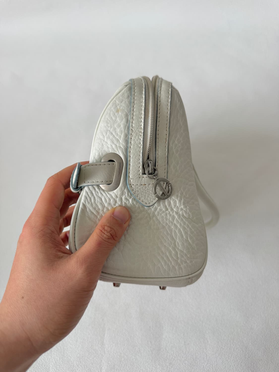 Pre owned 레더 토트백 상품이미지4