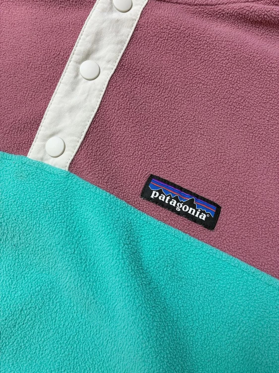 파타고니아 배색 마이크로 D 스냅티 하프버튼 풀오버 후리스 PN5153 상품이미지3