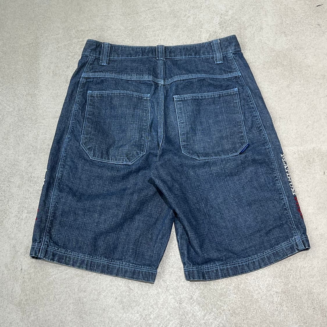 후부 자수 데님하프팬츠 s10488 상품이미지2