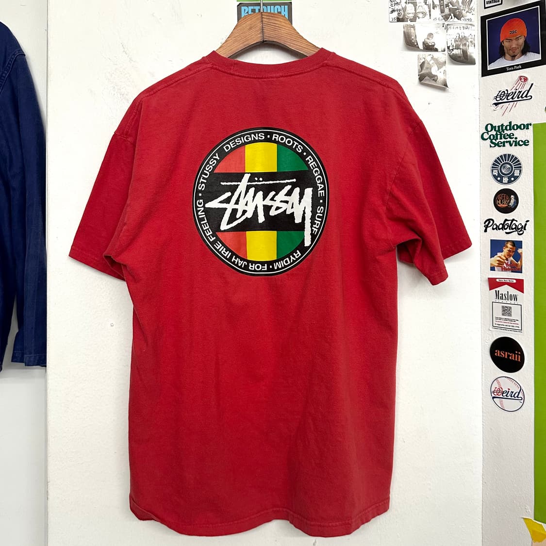스투시 라스타&레게 닷 티셔츠 상품이미지6