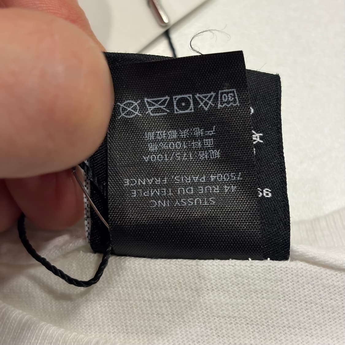 [L] 스투시 8볼 반팔티 티셔츠 화이트 C216 상품이미지6