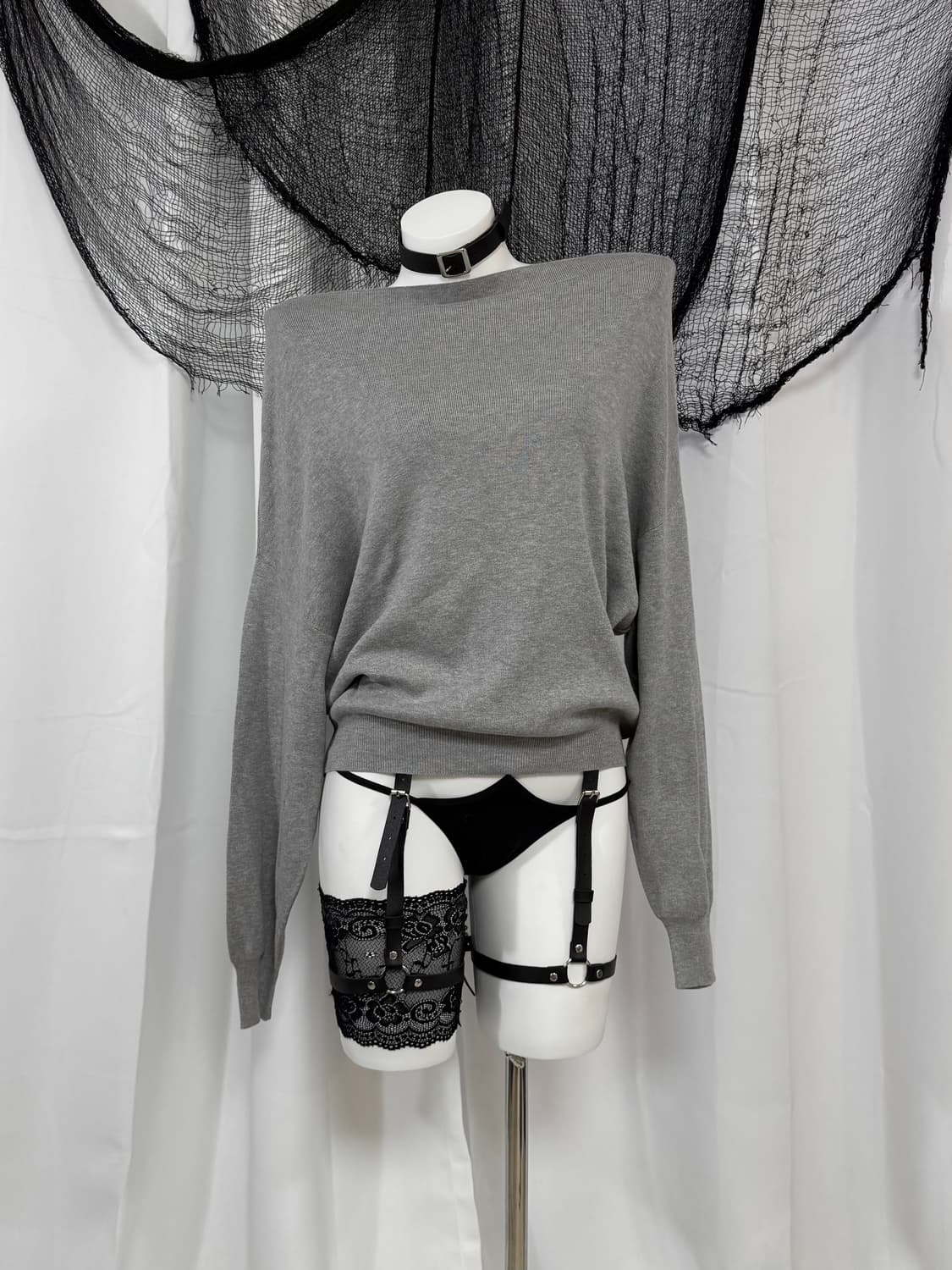 gray knit 상품이미지1