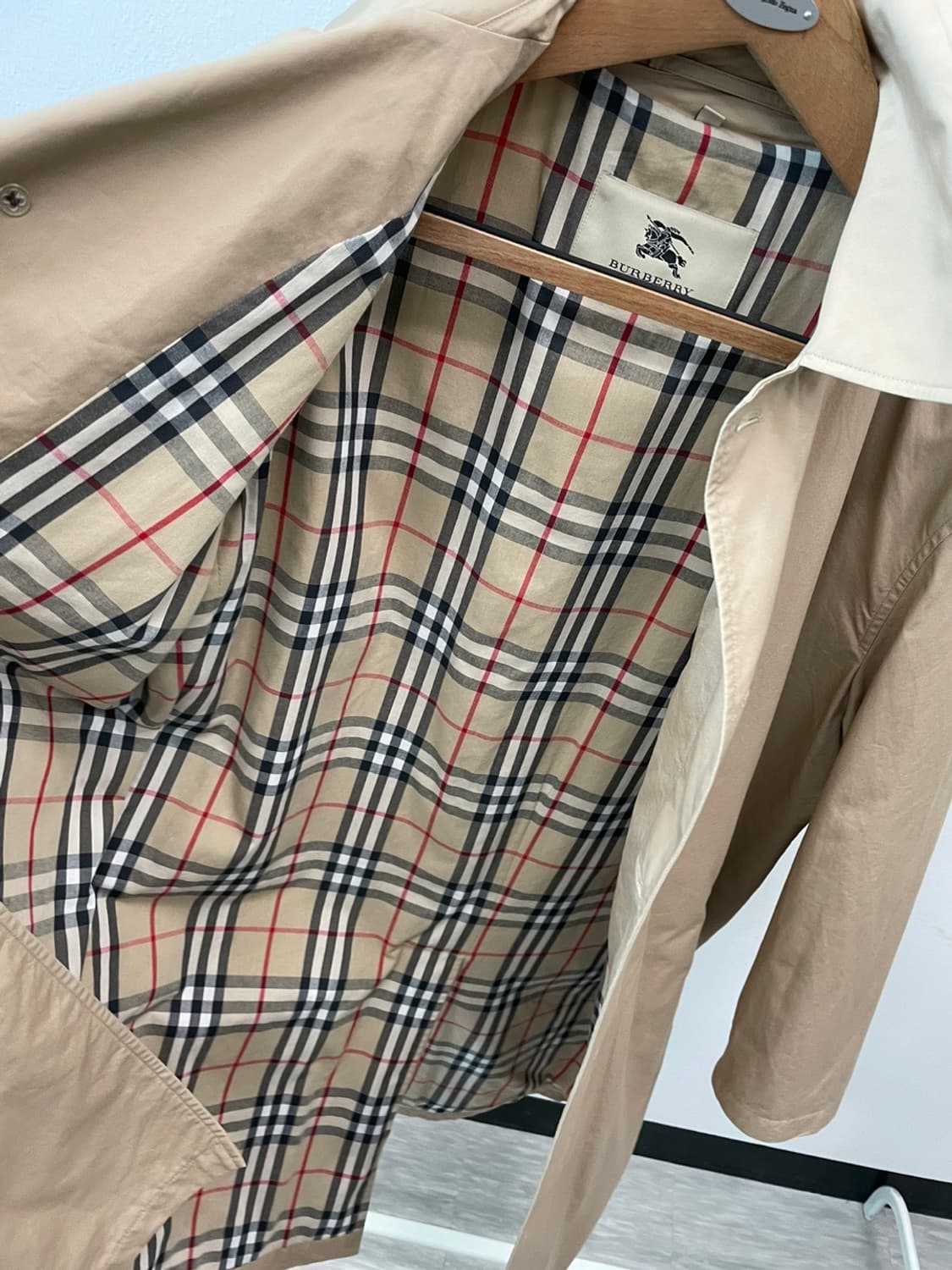 105) 버버리 런던 카라체크 맥코트 상품이미지7