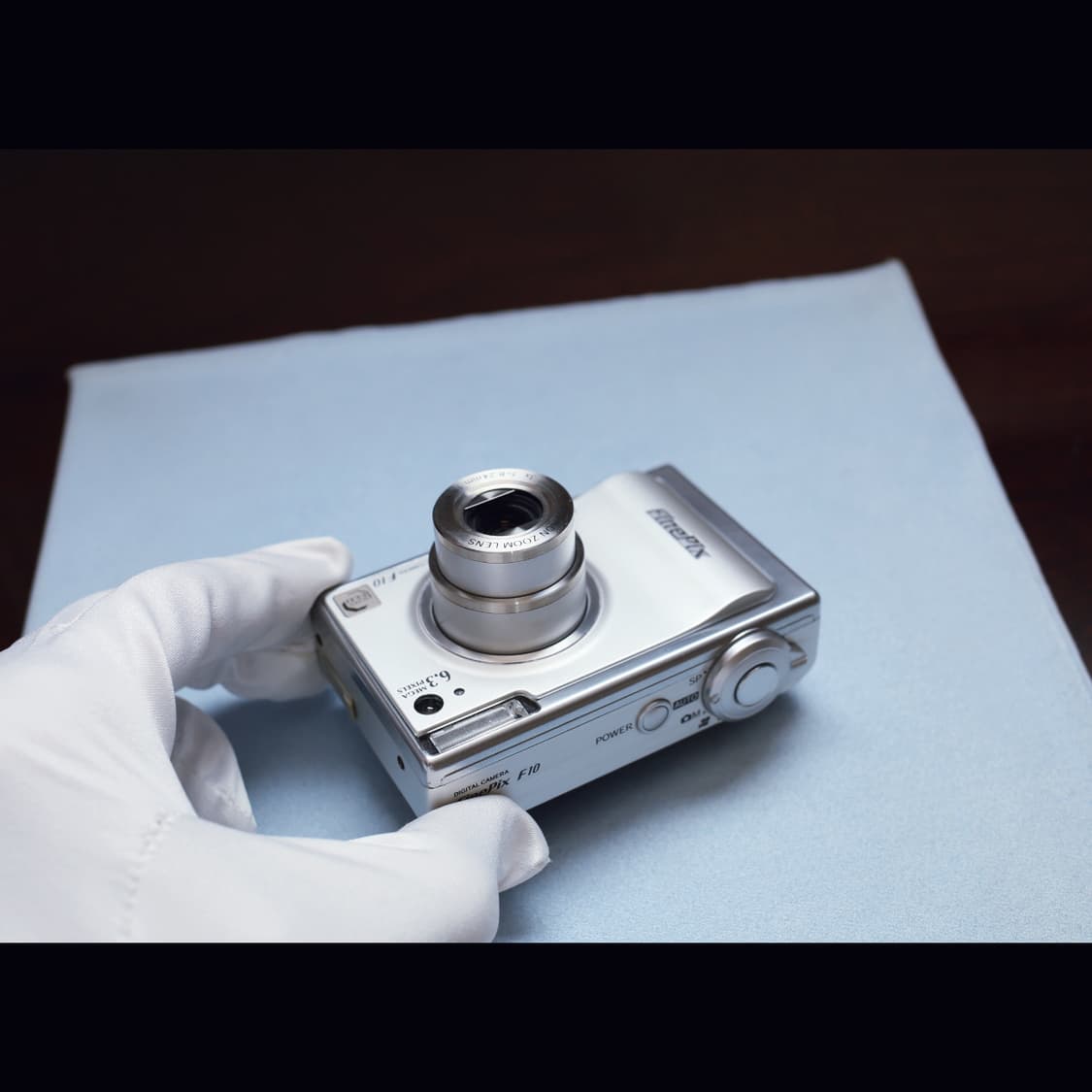 레어<준민트급><한글> 파인픽스 f10 실버 빈티지 디카 상품이미지6