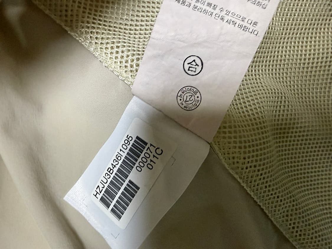 헤지스 봄 가을용 자켓 남성용 95사이즈 상품이미지5