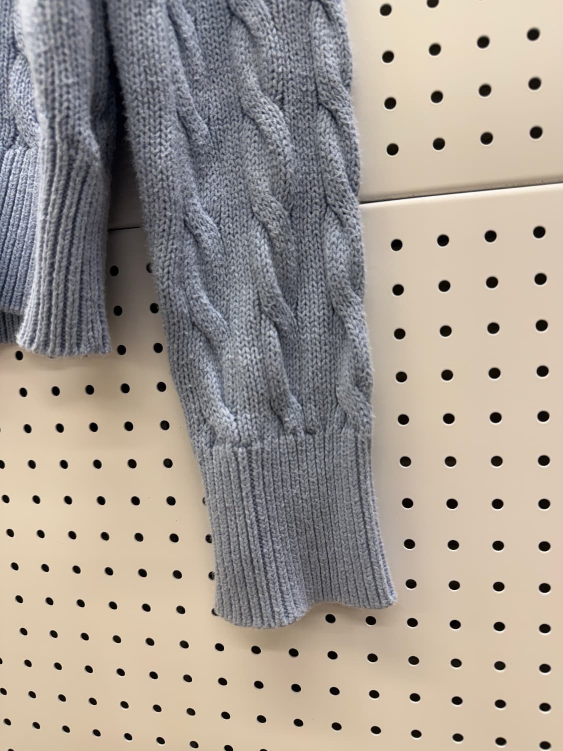 폴로 랄프로렌 신혈 포니 라운드넥 케이블 가디건 U318 상품이미지3