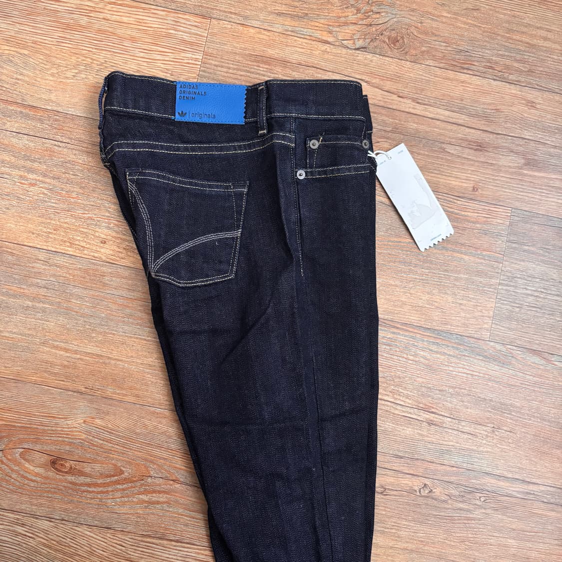 새제품 아디다스 오리지널스 25 스키니진 청바지 스판 데님 진청 상품이미지8