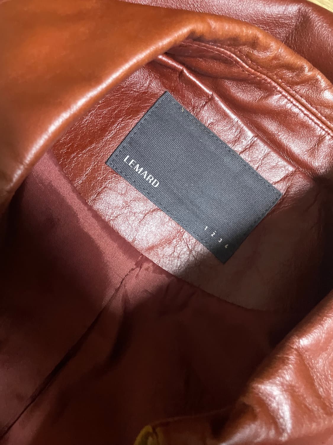 르마드 소가죽 레더 자켓 상품이미지8