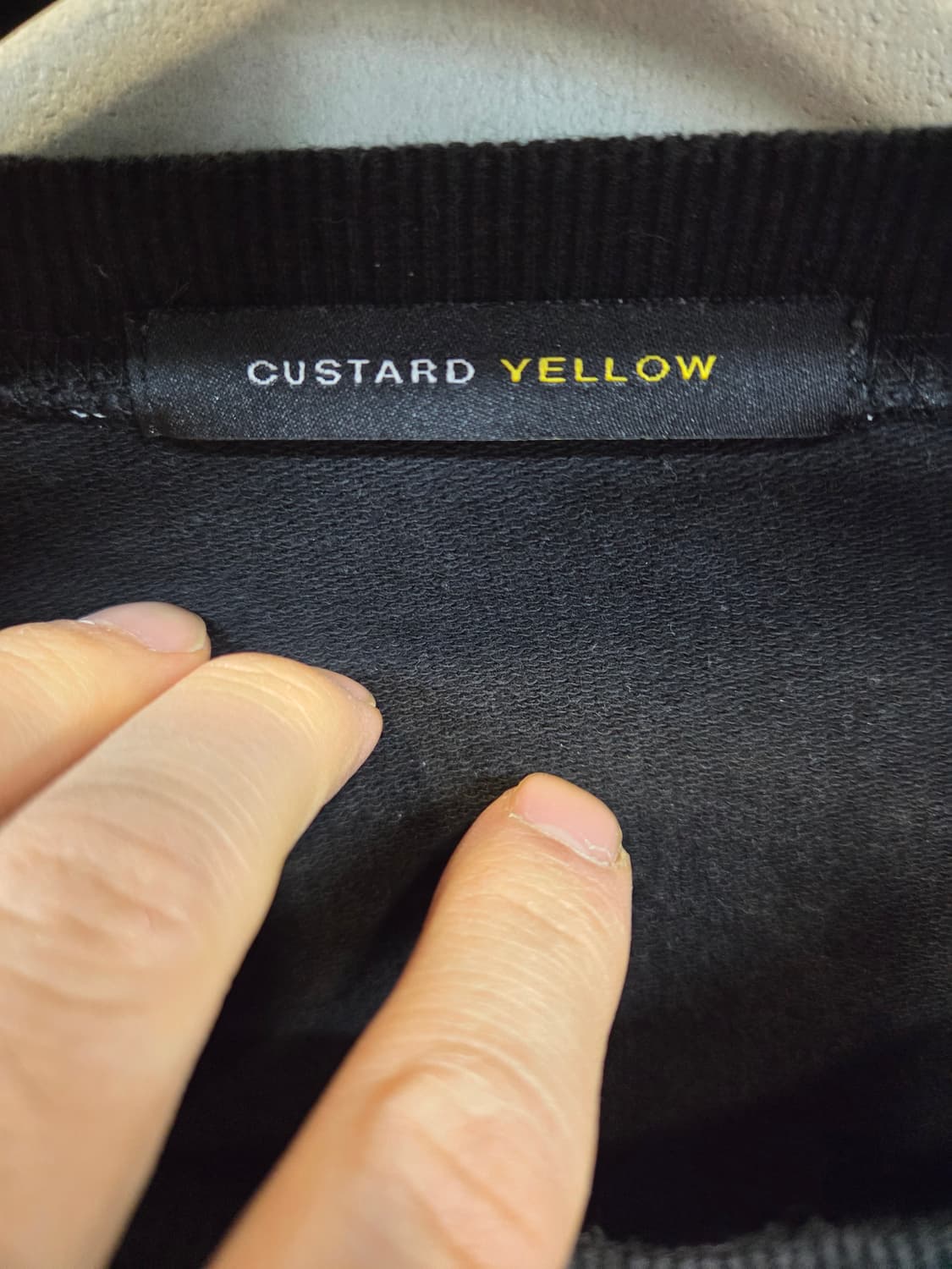 Custard yellow 77넘버 프린팅 페이즐리 맨투맨 L 상품이미지3