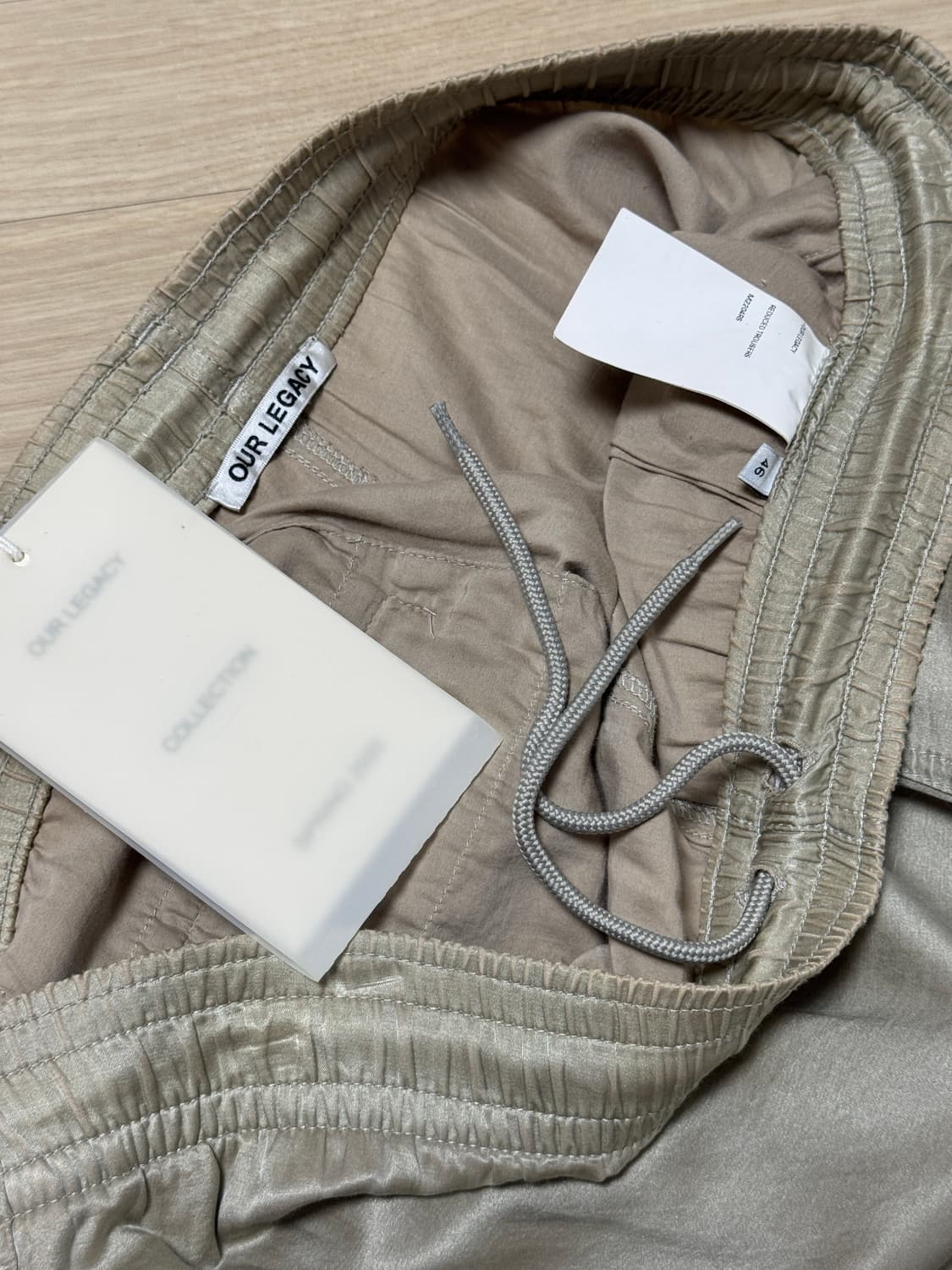 [46] 아워레가시 리듀스 트라우저 코튼 실크 상품이미지7