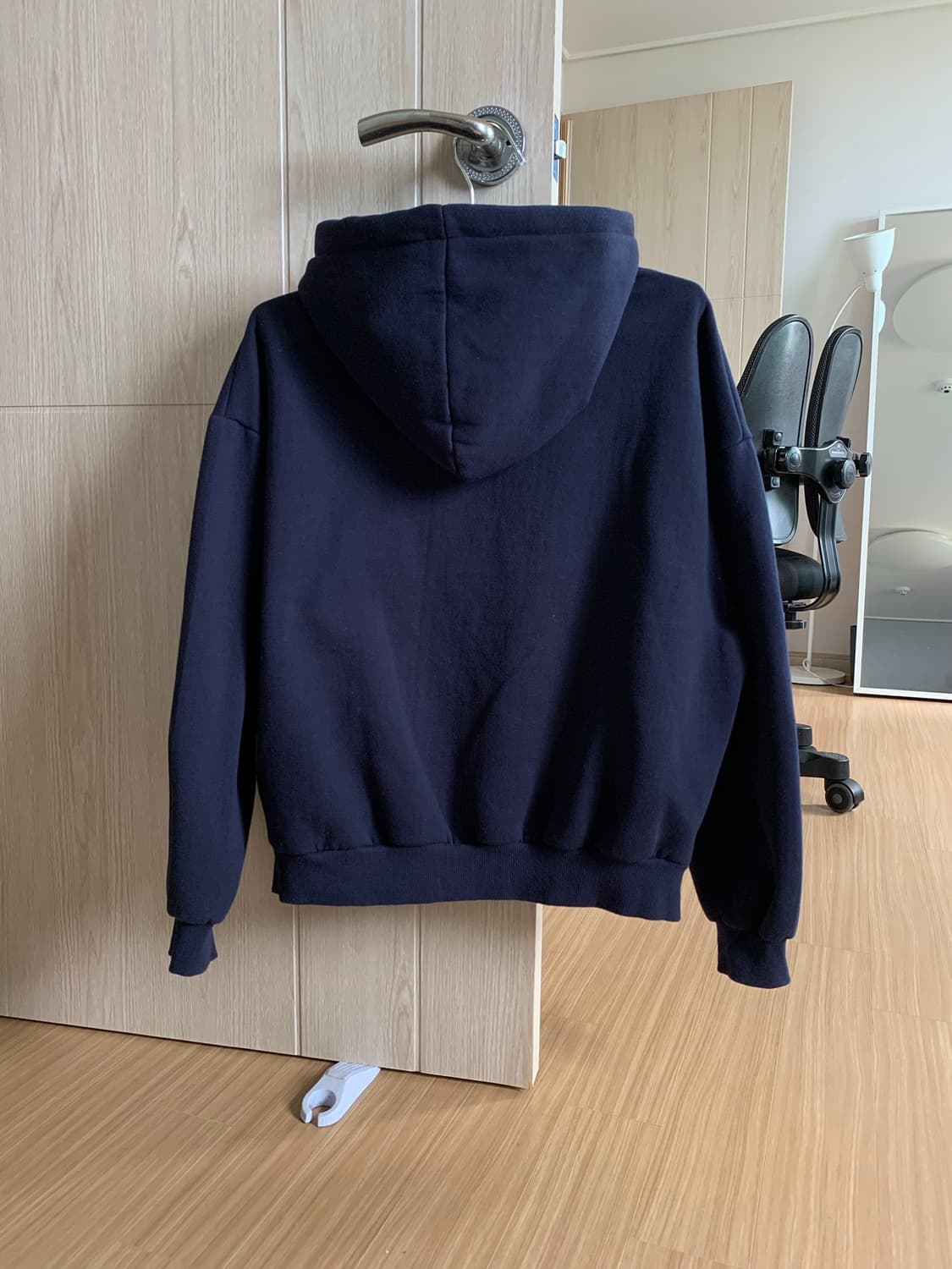 네이비 후드티 상품이미지2