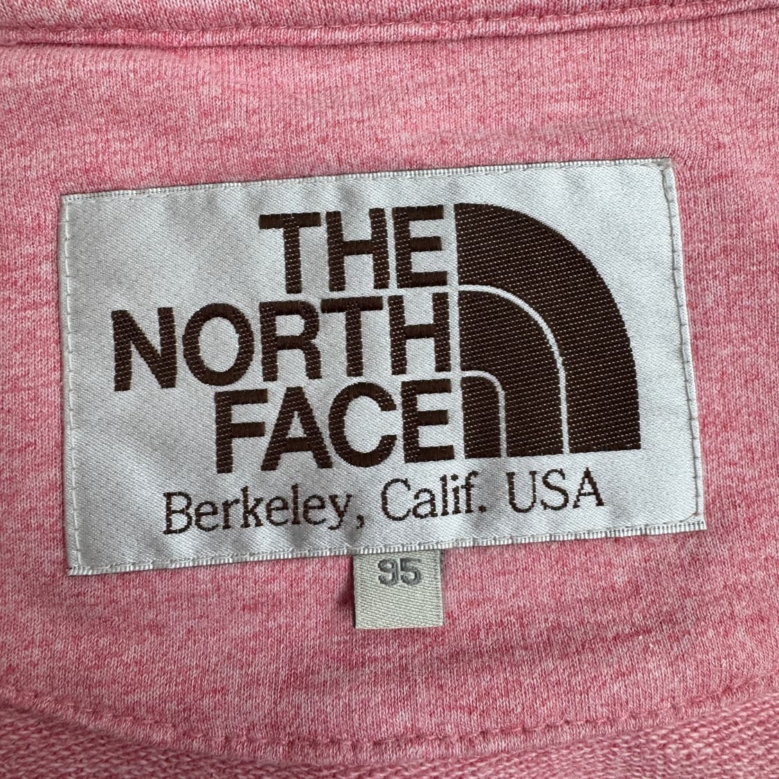 노스페이스 딸기우유맛 핑크 빅로고 후드집업 상품이미지8