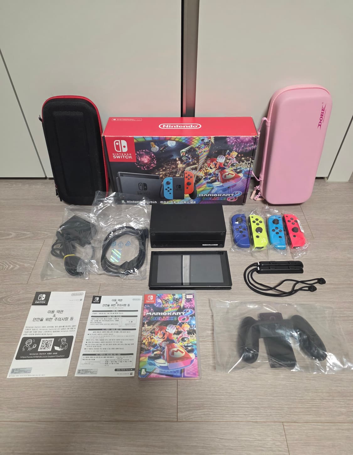 닌텐도 스위치 마리오카트 8 디럭스 세트 풀박스+마리오카트 칩+조이콘추가 상품이미지2