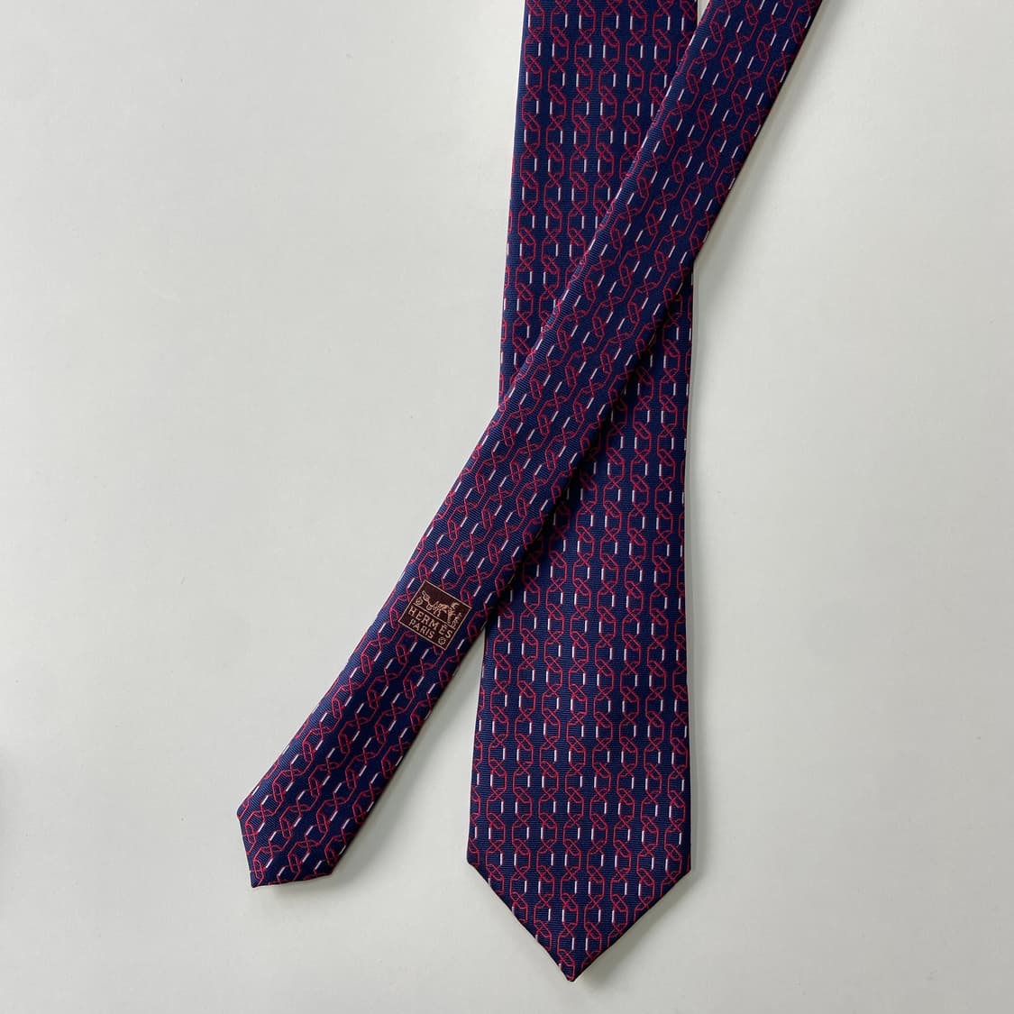 에르메스 명품 정품넥타이(HERMES) 7.7cm 상품이미지1