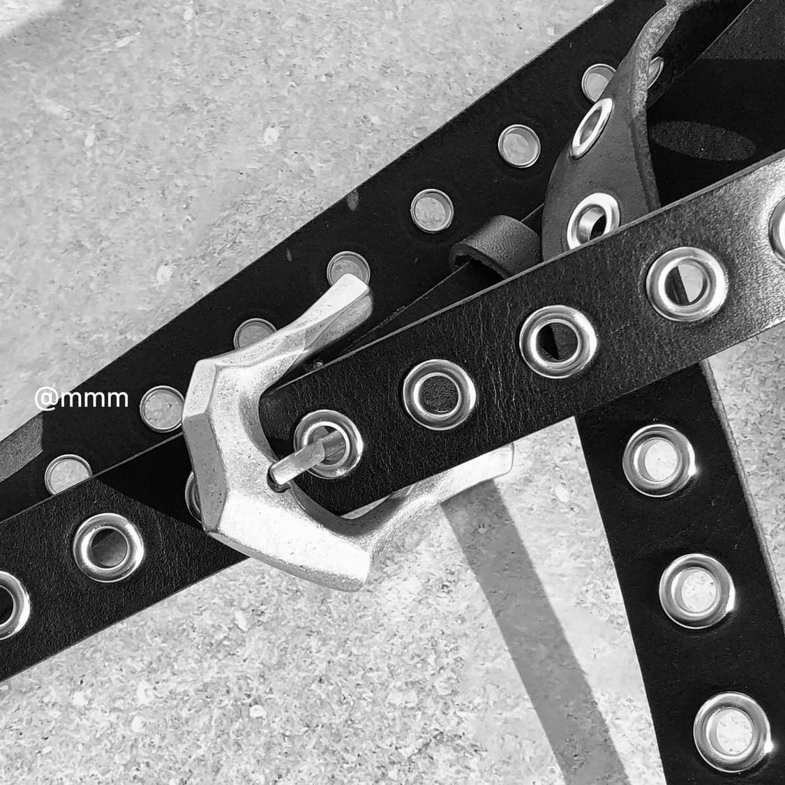 [Unisex] 아일렛 웨스턴 가죽 벨트 상품이미지9