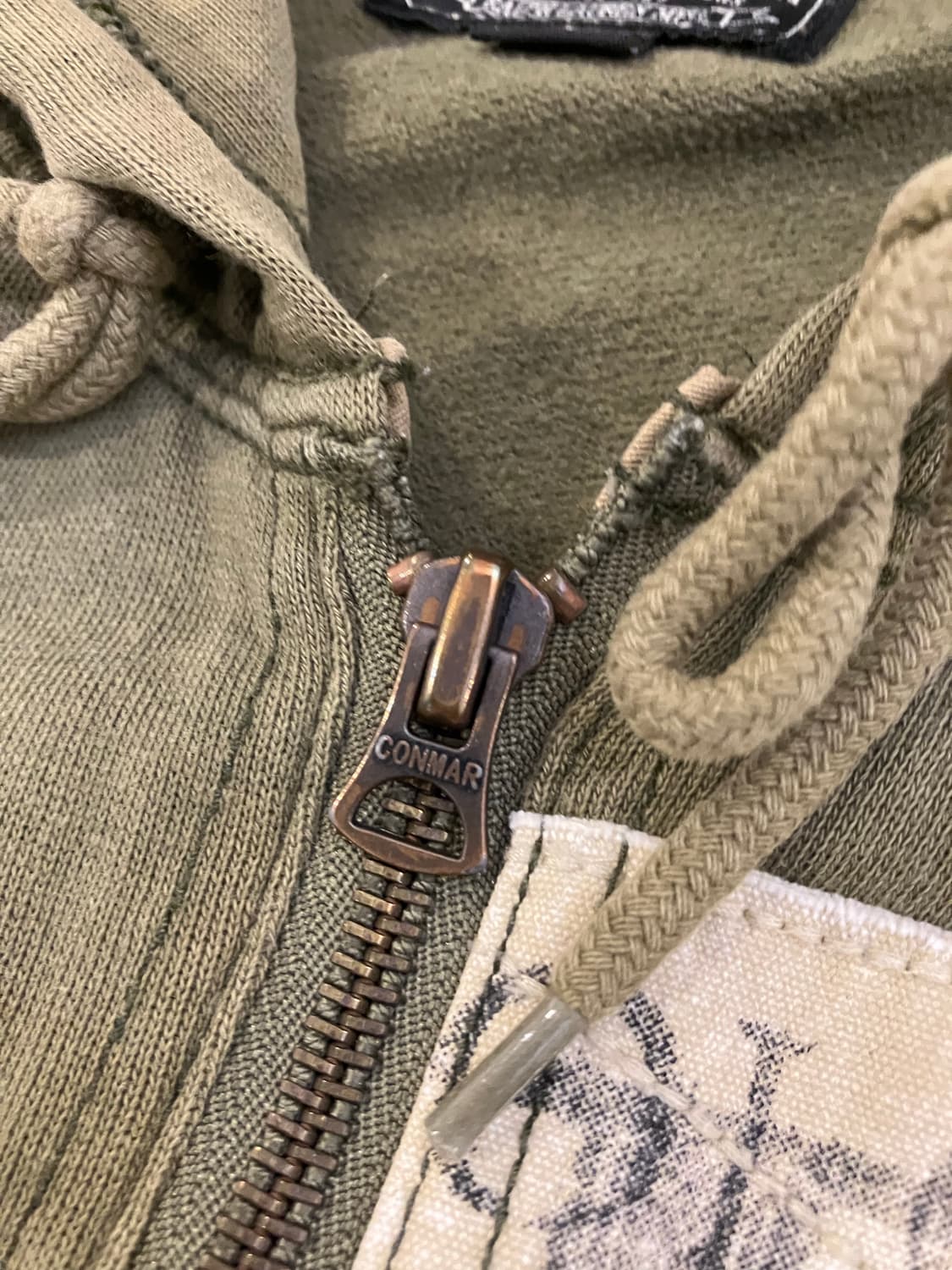 00s 폴로진스 랄프로렌 y2k 그런지 A-2 후드집업 카키 상품이미지5