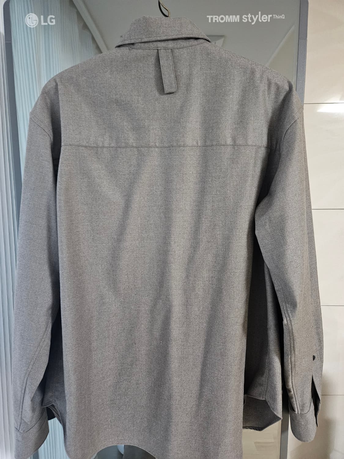 자라 x 스튜디오니콜슨 울100 플란넬 셔츠 M 상품이미지3