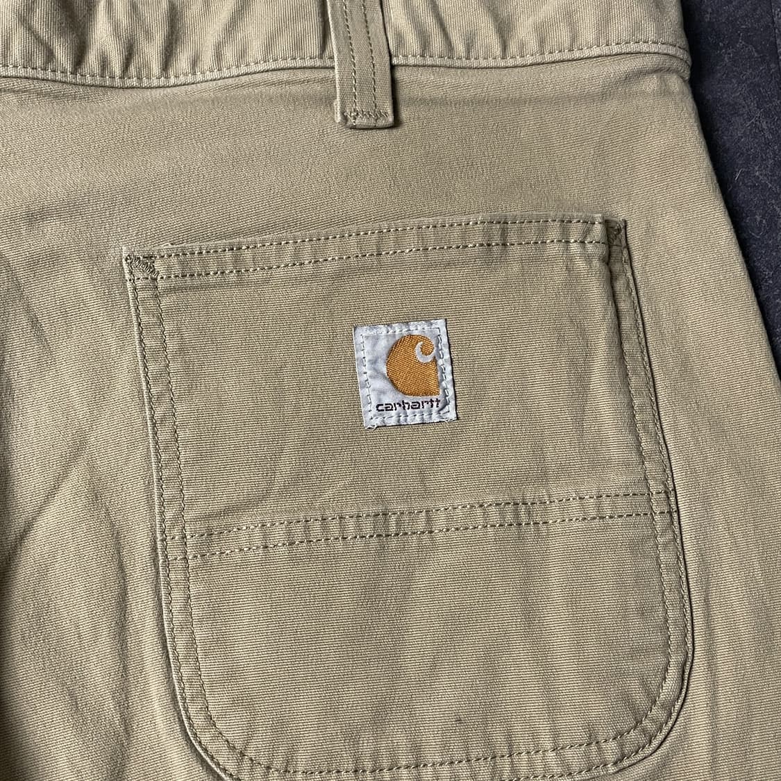 CARHARTT 칼하트 빈티지 베이지 스트레이트핏 워크 팬츠 A00837 상품이미지9