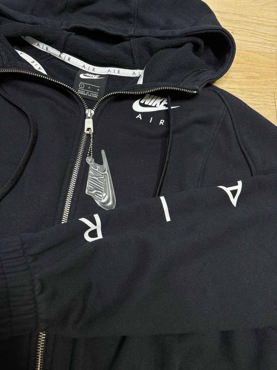 Nike Air 크롭 후드 집업 상품이미지4