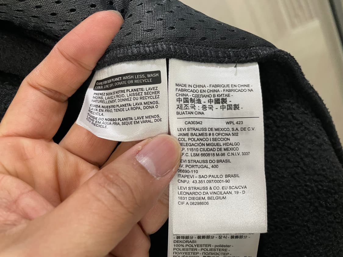 리바이스 / 플리스 조끼, 남성조끼 / L(100-105) 상품이미지7