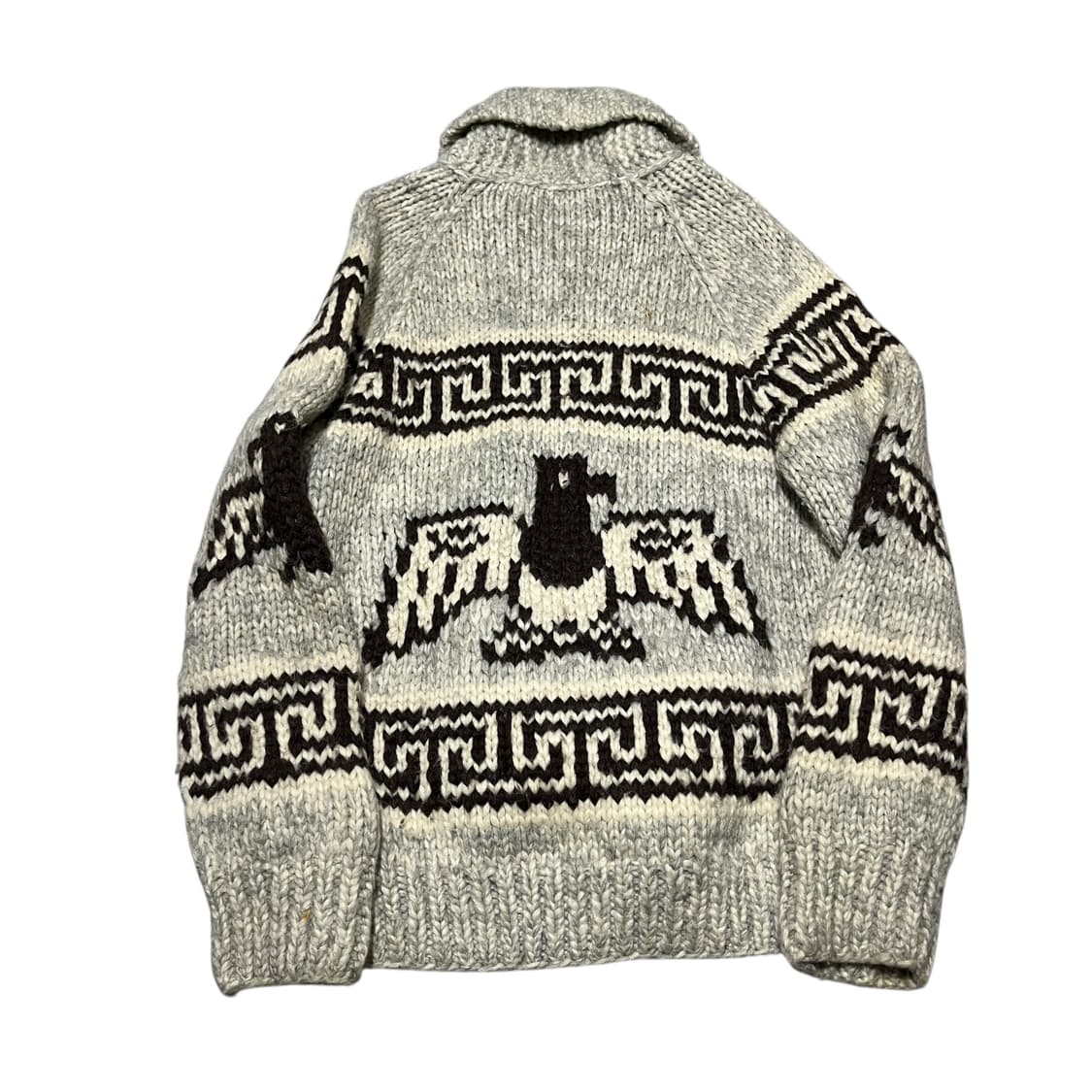 캐나다 빈티지 썬더버드 헤비 울 숄카라 코위찬 코위챤 상품이미지2