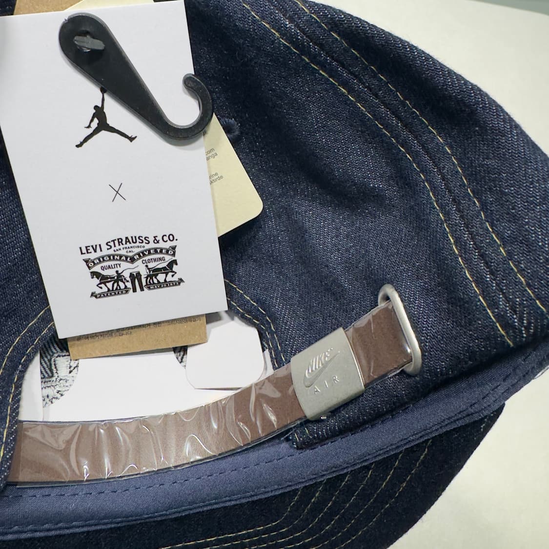 리바이스 조던 데님캡 리지드 린스 상품이미지3