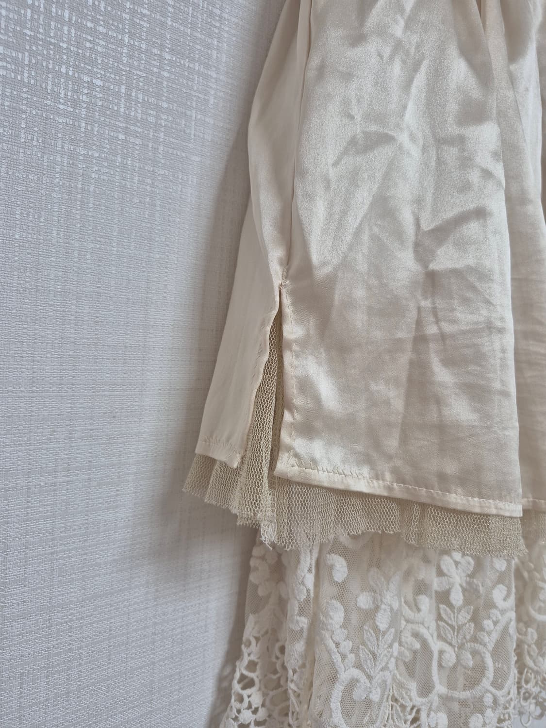 Japanese vintage 히메갸루 샘플 자수레이스 스커트 상품이미지4