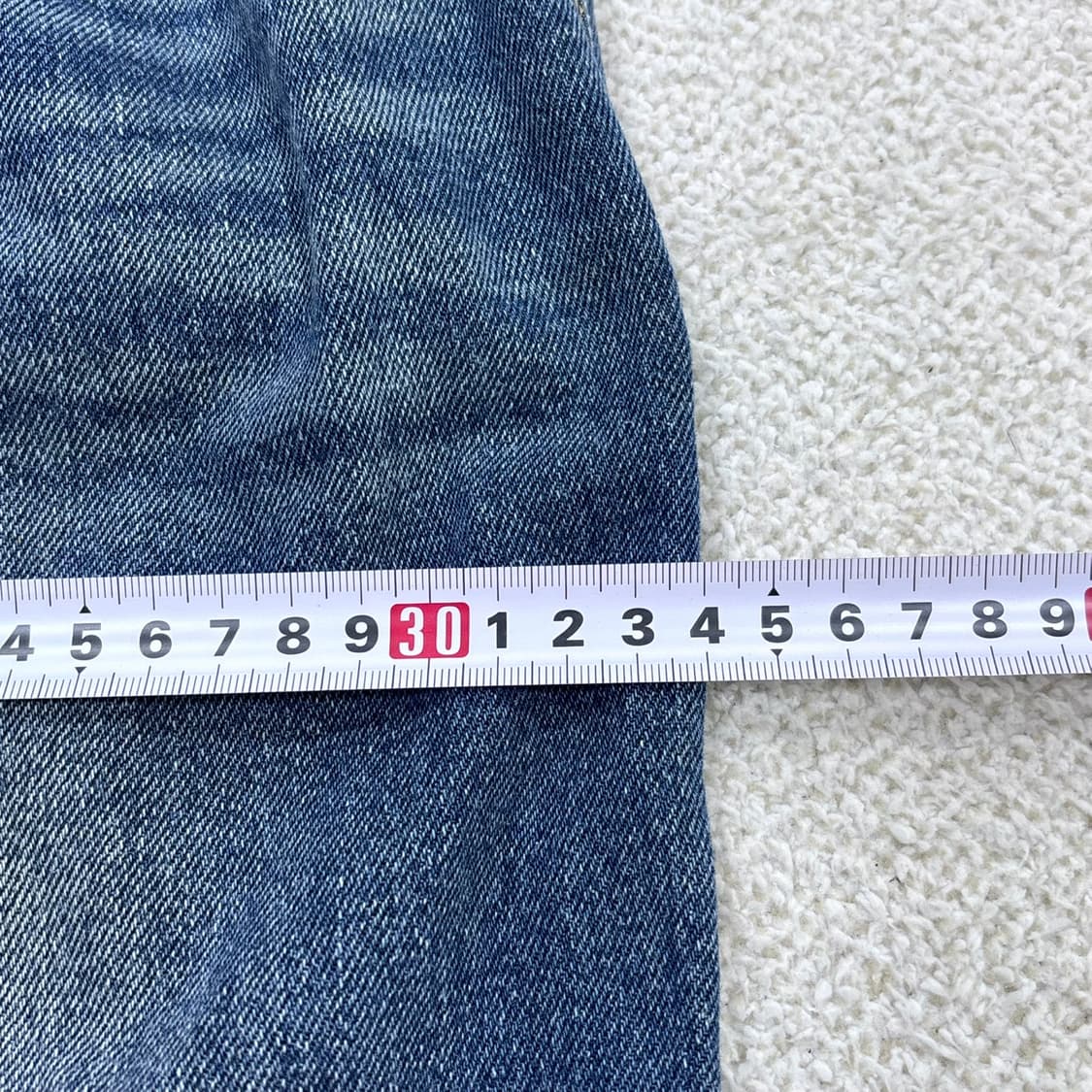 M 새상품 키뮤어 버뮤다 데님 하프 팬츠 0401E 상품이미지7