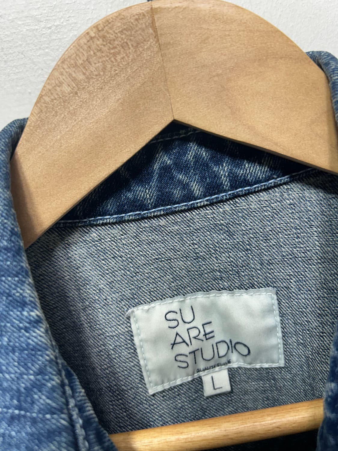 수아르스튜디오 청데님 자켓 L 상품이미지3