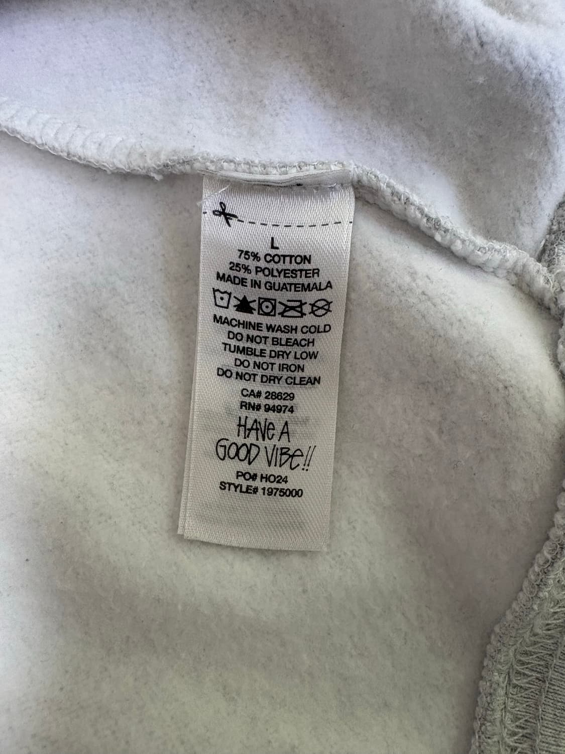 스투시 베이직 후드집업 애쉬 헤더 상품이미지3