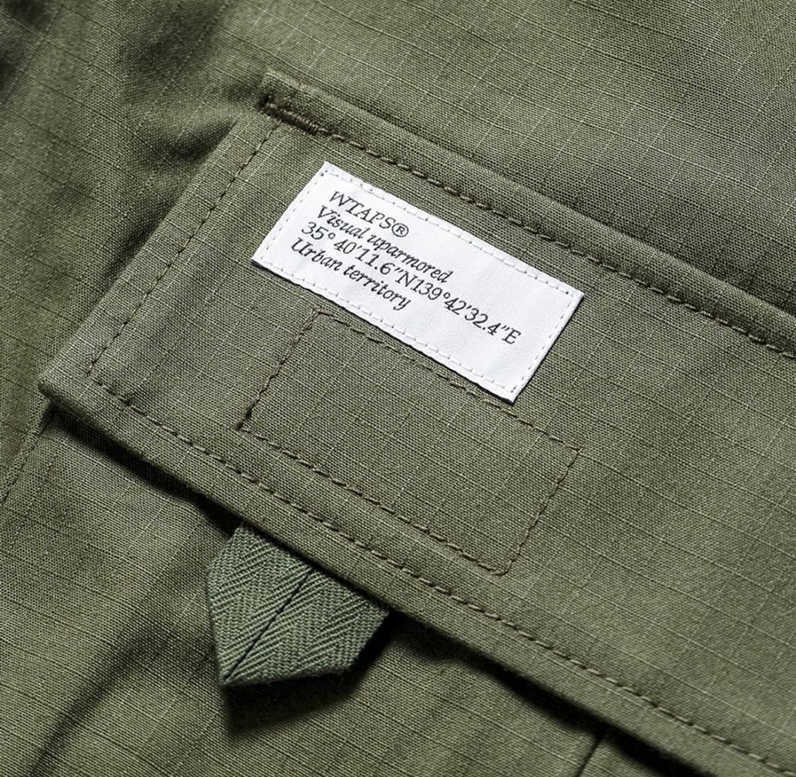 2) 더블탭스 유틸리티 립스탑 포켓 밀리터리 카모 자켓 오버사이즈 상품이미지6