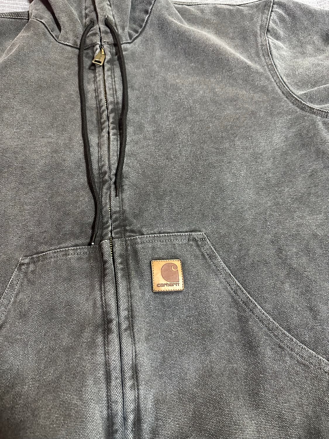 (L)칼하트 워크자켓 그레이 상품이미지5