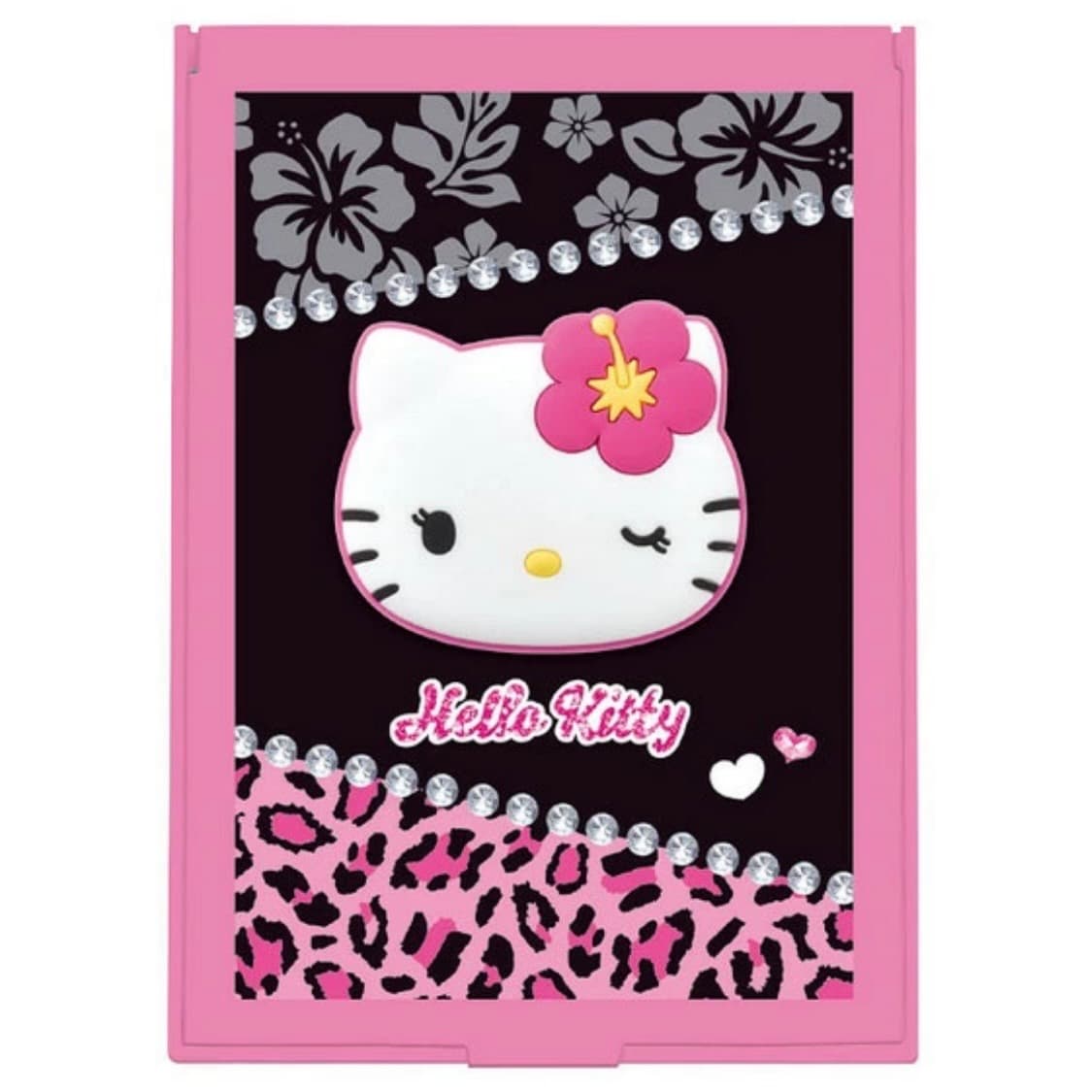 헬로키티 마스코트 갸루 거울 (큰 사이즈)높이 약 14.2cm 상품이미지1