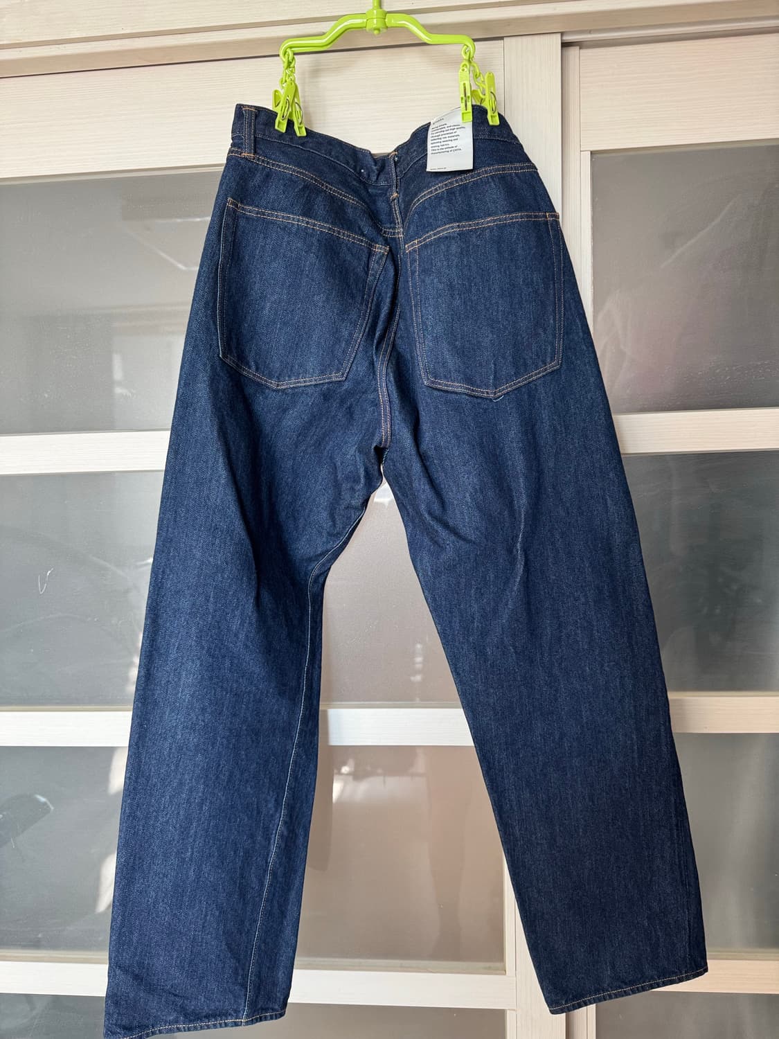 시오타 뉴 테이퍼드 데님 팬츠 네이비 34 상품이미지2