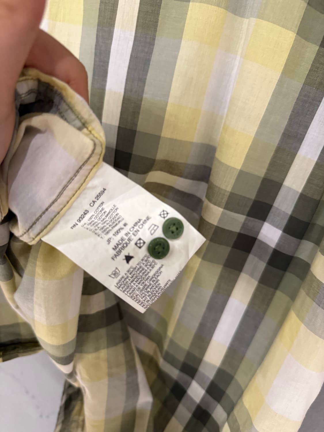 diesel check pattern shirt 상품이미지10