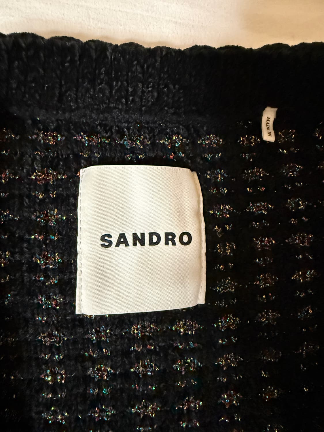 (택ㅇ) 산드로 트위드 크롭자켓 새상품 상품이미지7