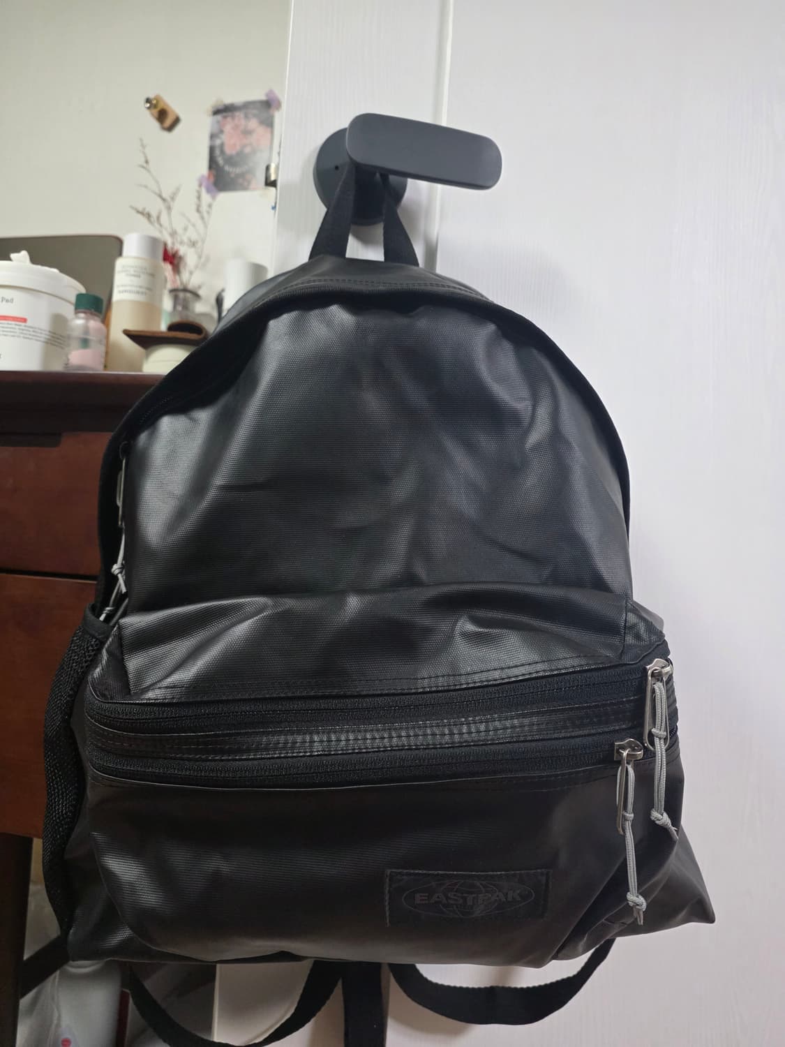 이스트팩 패디드파커 블랙 백팩(미사용) 상품이미지2