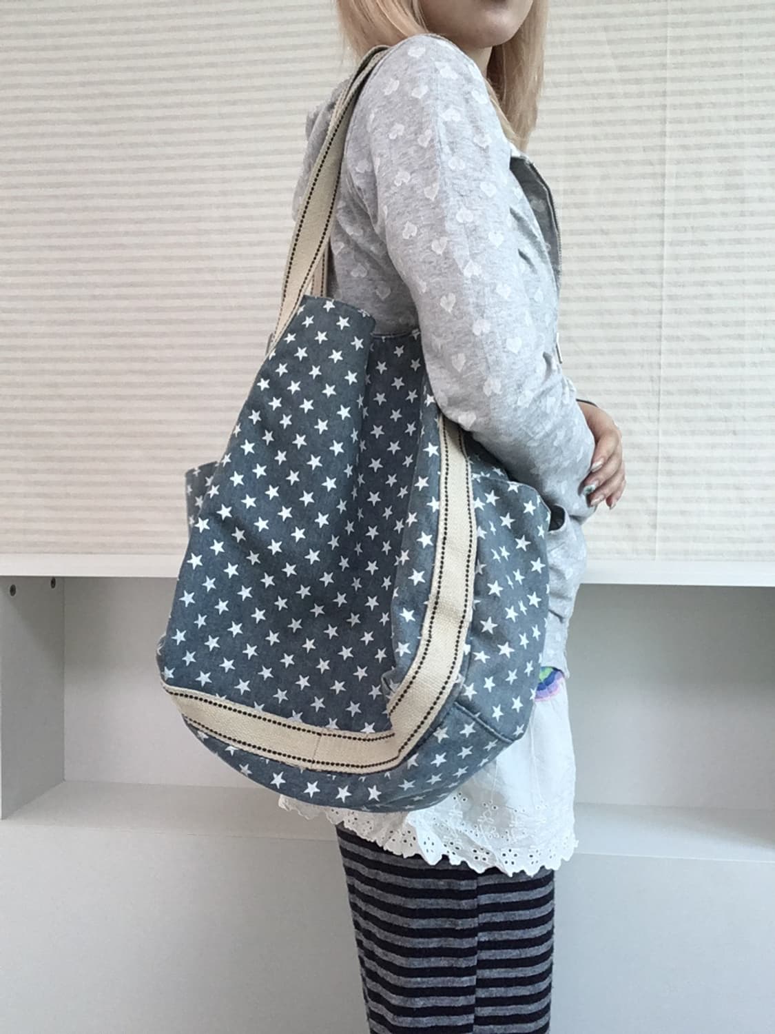 jpn vintage star denim pocket bag  상품이미지5