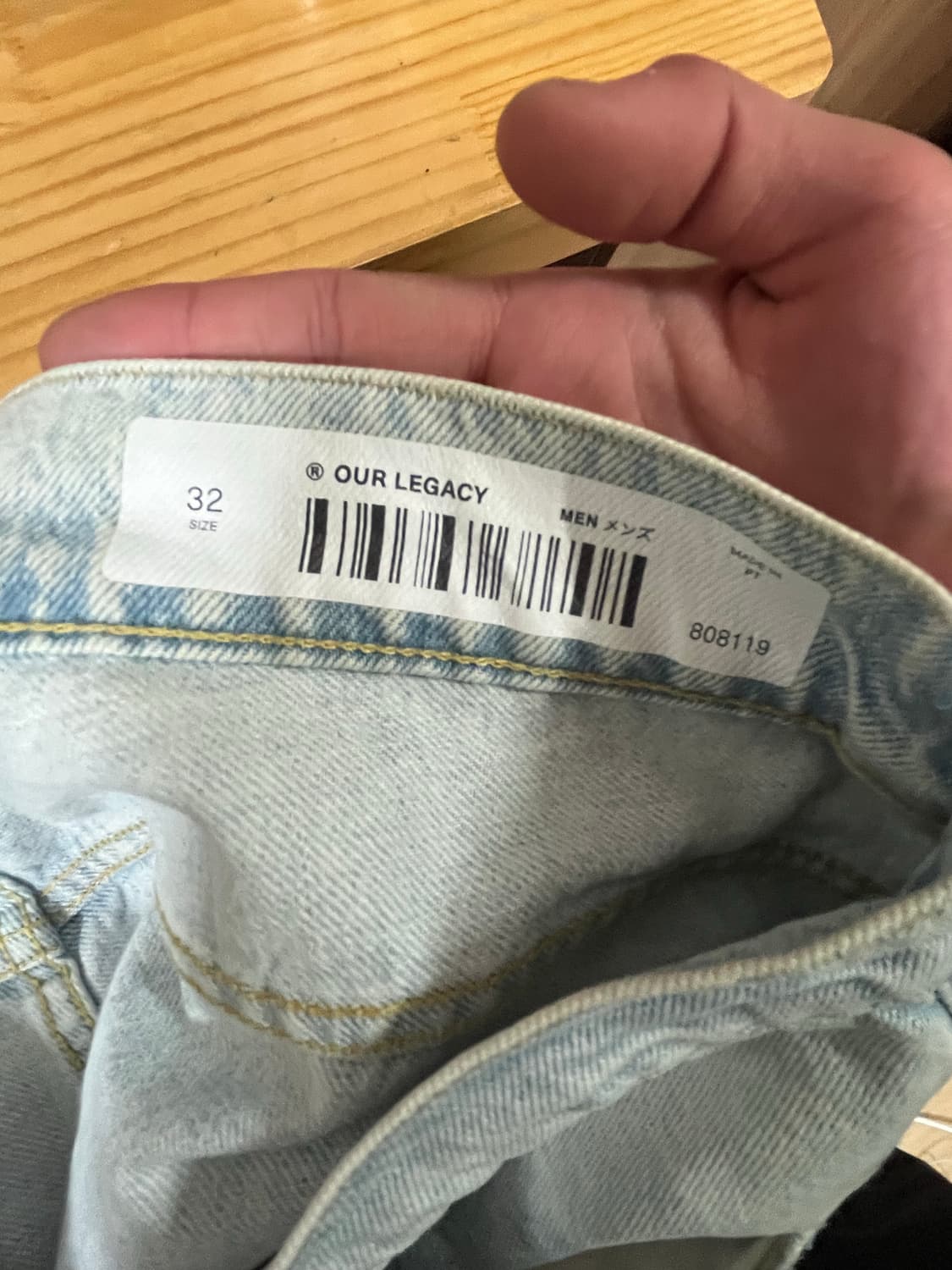 아워레가시 써드컷 데님팬츠  상품이미지5