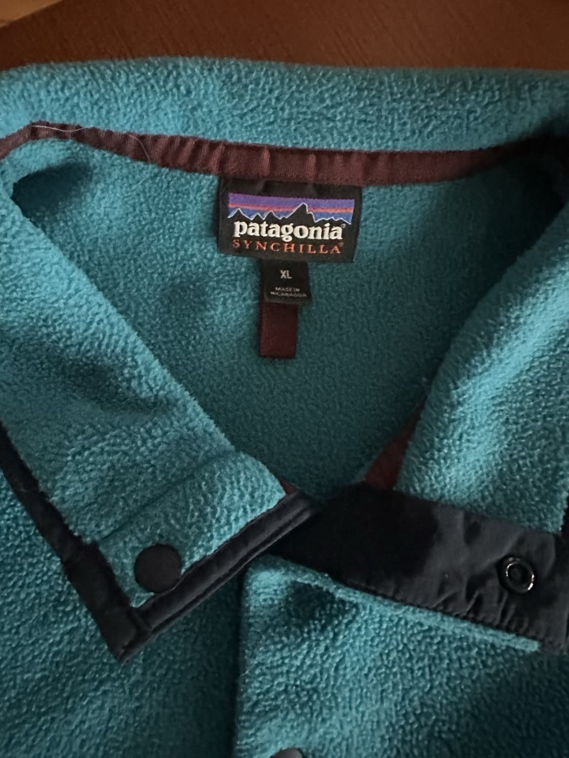 파타고니아 신칠라 스냅T 솔리드 블루 상품이미지3