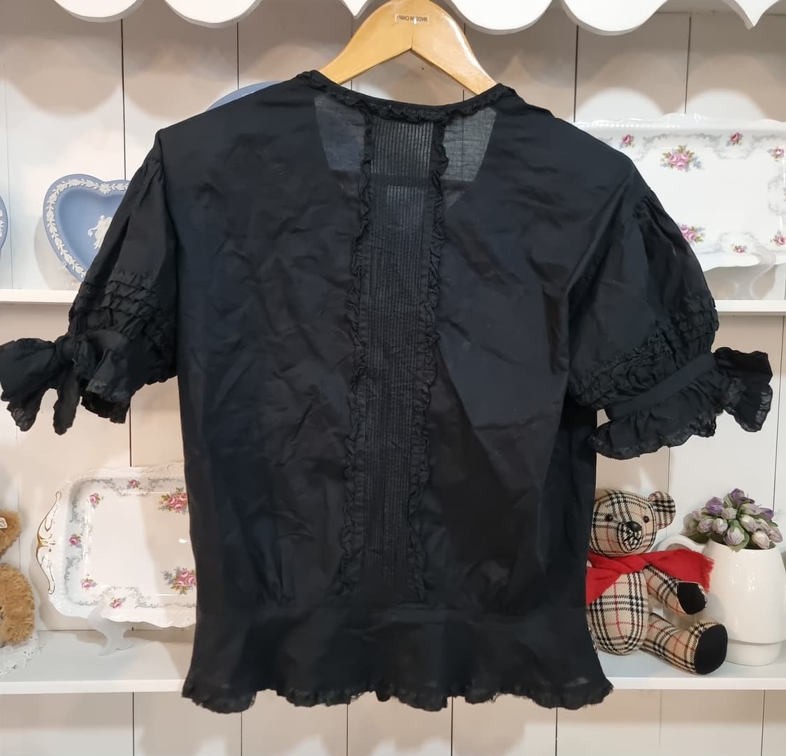 (PINK HOUSE/핑크하우스) 블랙 로맨틱 리본 블라우스 상품이미지8