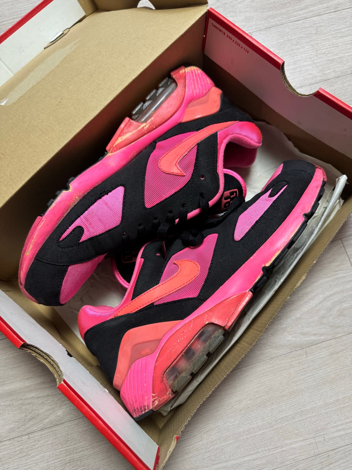 꼼데가르송 옴므플러스 X 나이키 에어맥스 180 검핑 280 상품이미지5