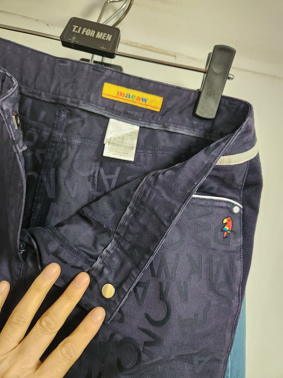 macaw 골프웨어 네이비 패턴 바지73(29) 상품이미지5