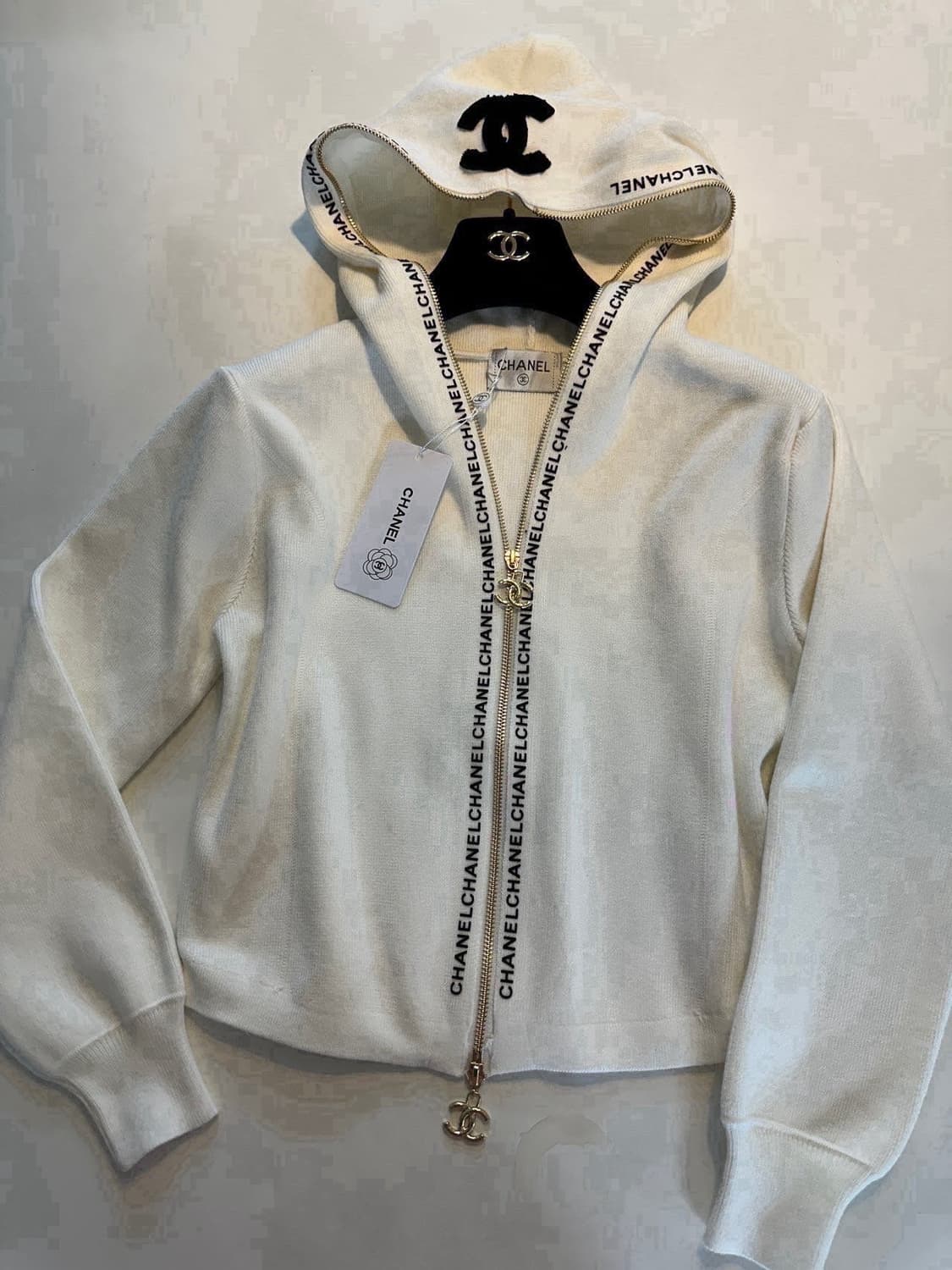 (새상품)샤넬니트집업 상품이미지8