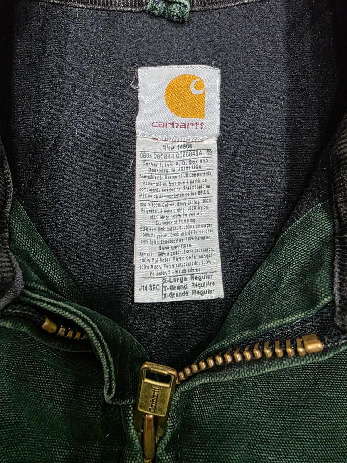 칼하트 산타페 j14 스푸르스 그린 SPC XL 상품이미지5