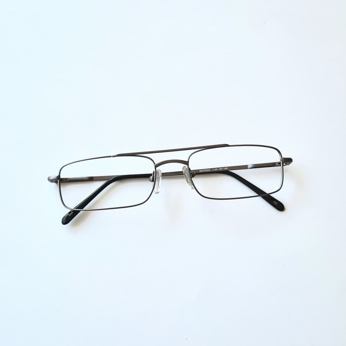 데드스탁 건메탈 투브릿지 스퀘어 안경테 746 상품이미지1