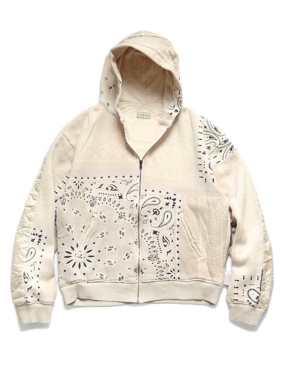 [5]캐피탈 비부악 반다나 후드집업 블루종 상품이미지1