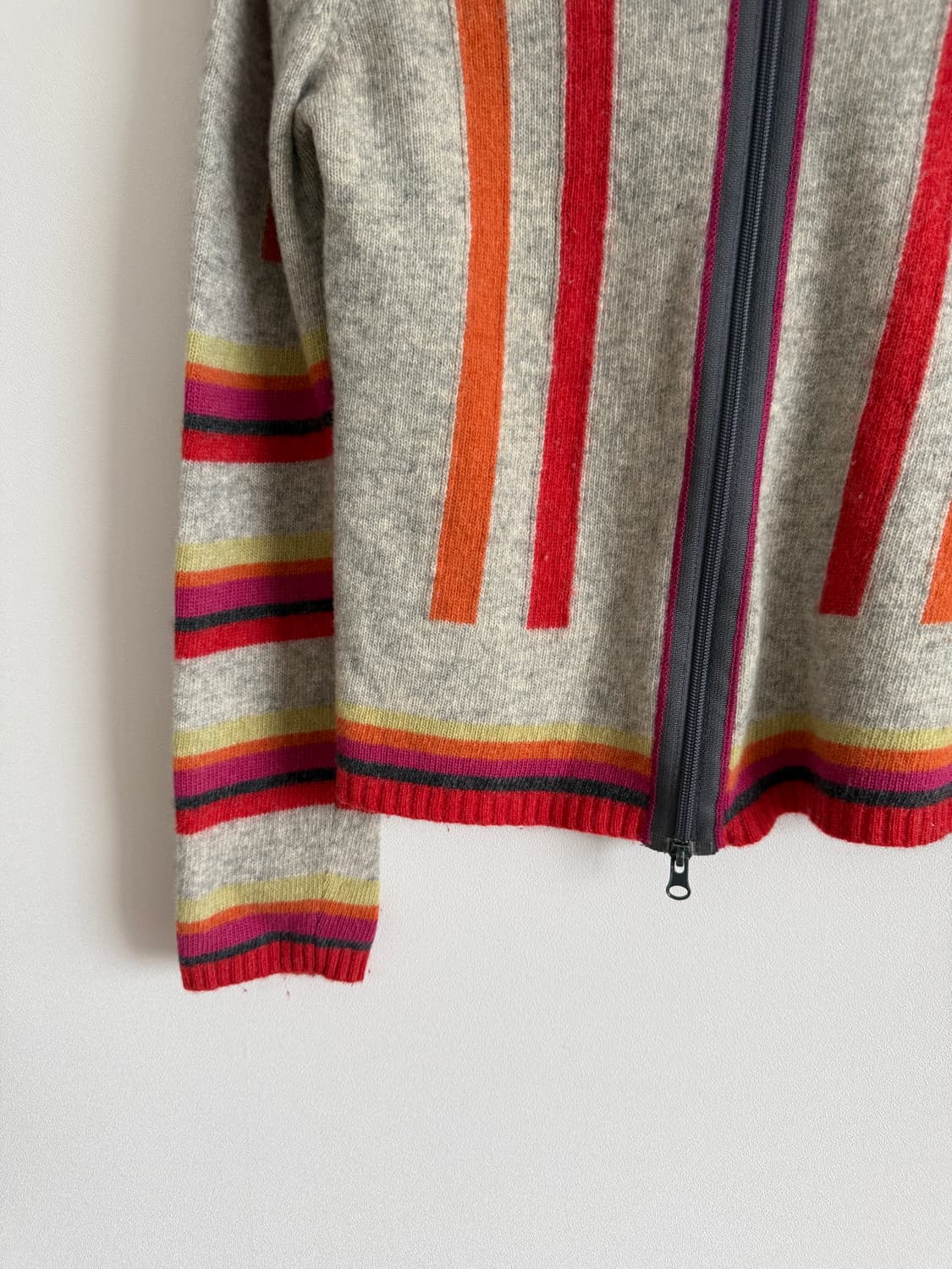 Dolcevita 울 집업 니트 가디건(ITALY) 상품이미지3